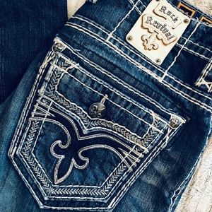 Men’s dark blue Rock Revival jeans